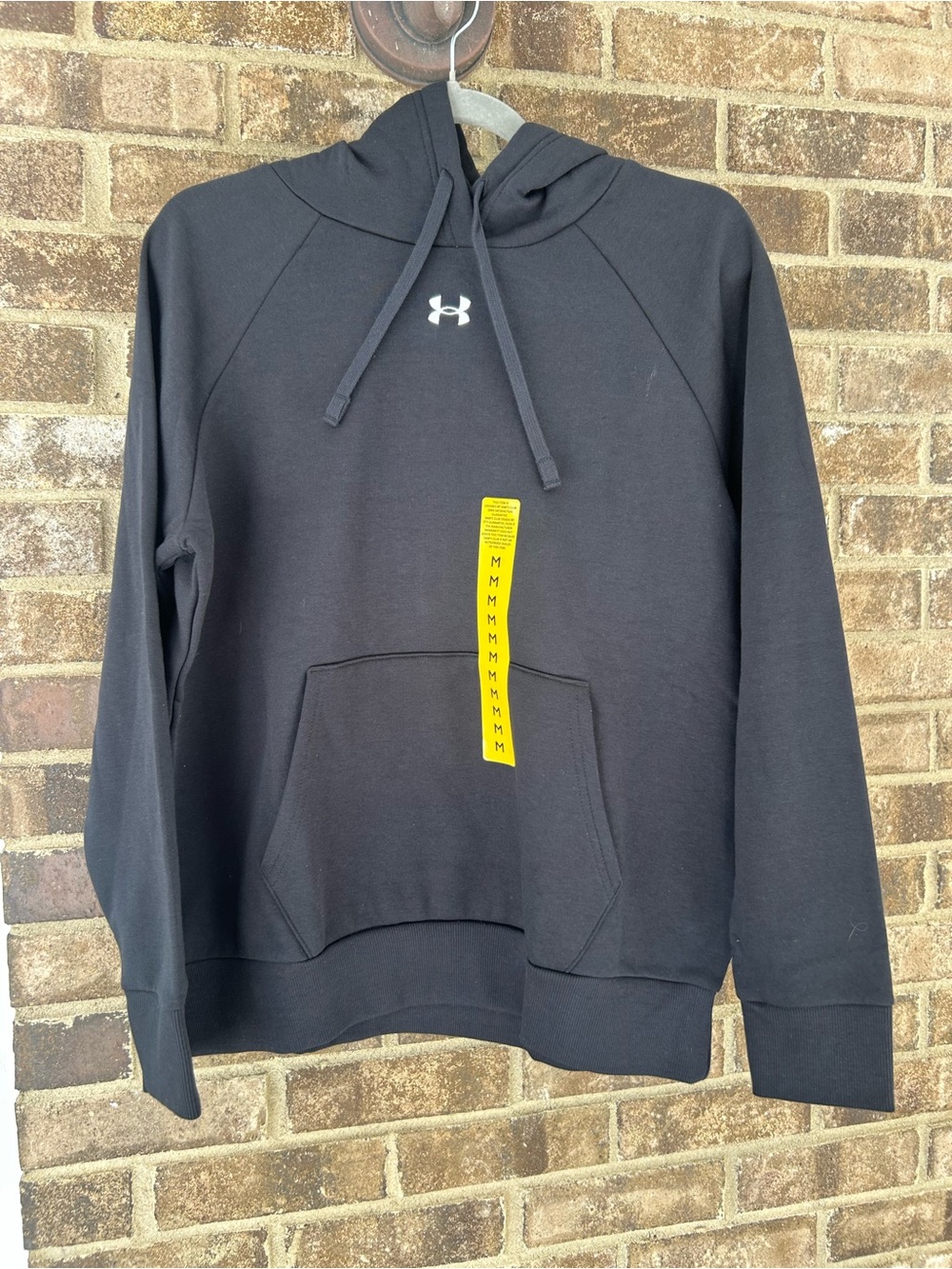NWT Under Armour Women’s Rival Fleece Hoodie Black - Size Medium